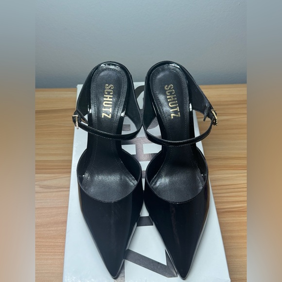 Schutz Laura Mule Leather Pump - Picture 7 of 7